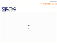 Tablet Screenshot of datax-service.de